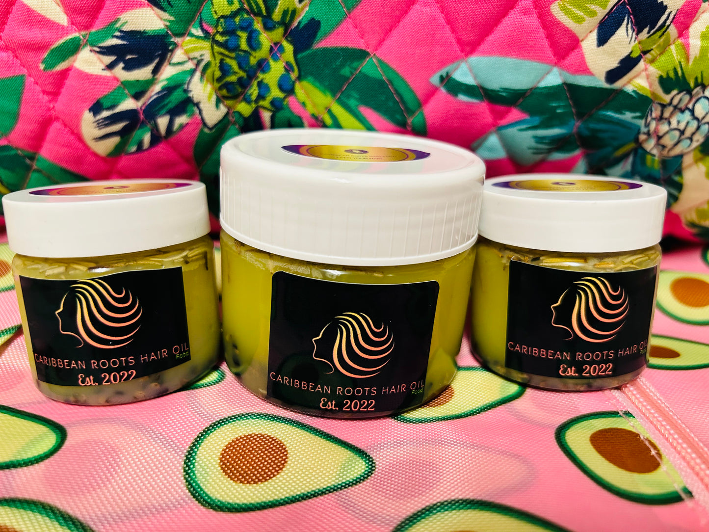 Caribbean Roots Hair Food 3oz -w/seasoning