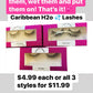 Island Dippers H2o lashes