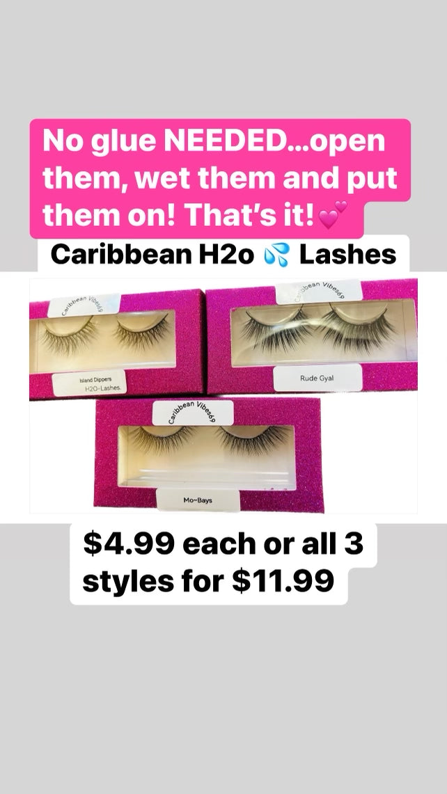 Island Dippers H2o lashes