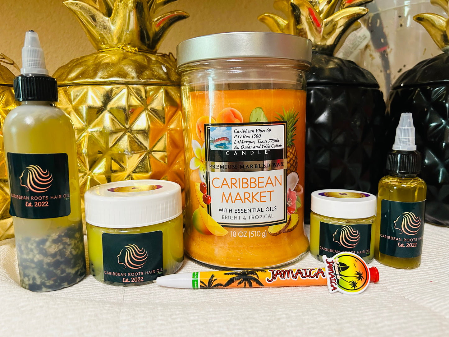 Caribbean Roots Hair Food 2oz w/Seasoning